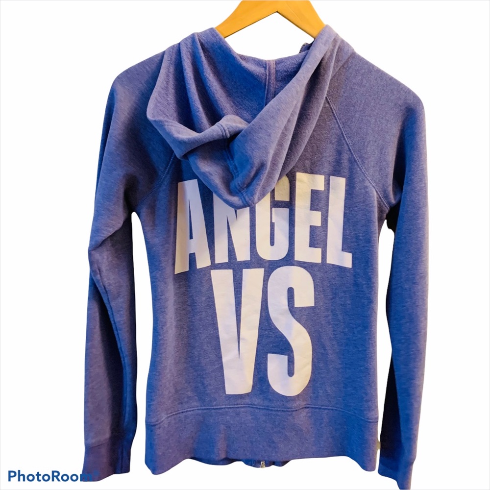 VICTORIAS SECRET Angel Purple Zip Up Hoodie